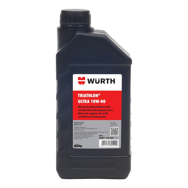 Fotoja e Vaj për motor Würth TRIATHLON, 10W40, 1L