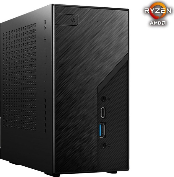 Fotoja e Kompjuter ASRock DeskMini X300, 64GB RAM DDR4, i zi