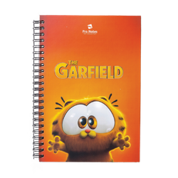 Fotoja e Fletore A5 Prograf Garfield, me spirale me katror