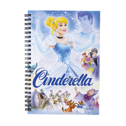 Fotoja e Fletore A5 Prograf Cinderella, me spirale me katror