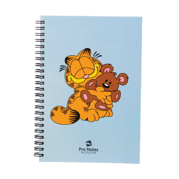 Fotoja e Fletore A5 Prograf Garfield & Teddy, me spirale me vija
