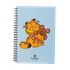 Fotoja e Fletore A5 Prograf Garfield & Teddy, me spirale me vija, Picture 1