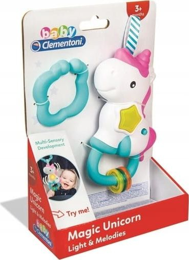 Fotoja e Lodër njëbrirëshi Clementoni Rattle Interactive, 3m+