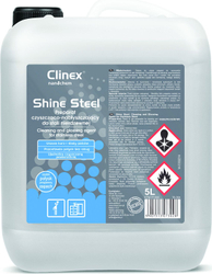 Fotoja e Detergjent Clinex Shine Steel Liquid 77 500, 5L, i bardhë