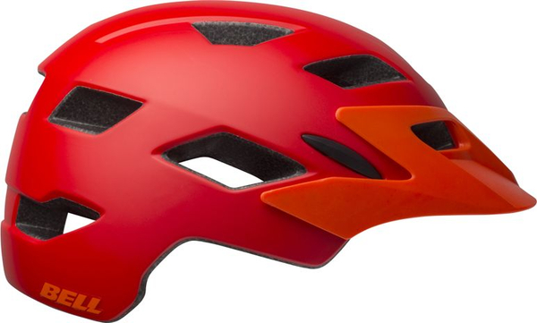 Fotoja e Helmetë për fëmijë Bell Sidetrack, e kuqe