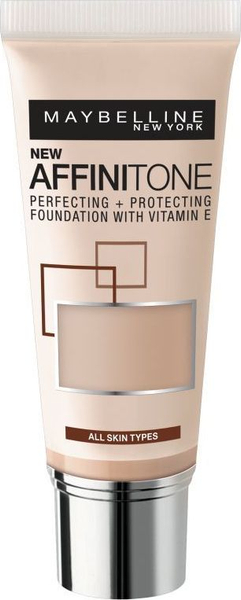 Fotoja e Pudër e lëngshme për fytyrë Maybelline Affinitone 02 Light Porcelain, 30ml