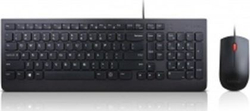 Fotoja e Set tastierë dhe maus Lenovo Essential Combo, me kabllo, i zi