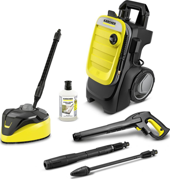 Fotoja e Pastrues me presion Karcher K 7 Compact Home, 600 l/h, 180 bar, i verdhë/ zi