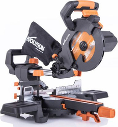 Fotoja e Sharrë prerëse e pjerrët Evolution R185SMS Plus, 1200 W, 185 mm