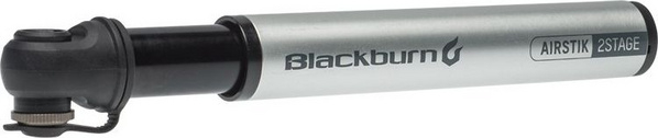 Fotoja e Pompë dore Blackburn Airstik 2 Stage HP HV 160psi, e zezë / e argjendtë