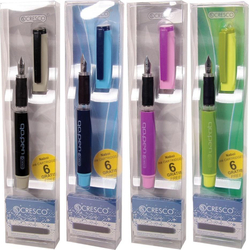 Fotoja e Set stilolaps Cresco Go Pen Colors + 6 mbushës për stilolaps