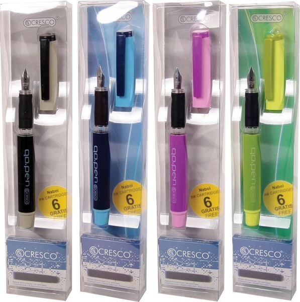 Fotoja e Set stilolaps Cresco Go Pen Colors + 6 mbushës për stilolaps