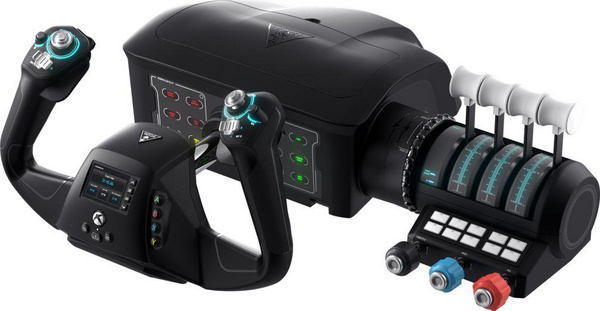 Fotoja e Timon për simulator të fluturimit Turtle Beach VelocityOne (TBS-0715-02), (PC, Xbox One, Xbox Series X/S), i zi