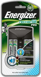 Fotoja e Bateri Energizer Pro Charger (639837) + Power Plus AA, 4 copë