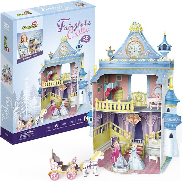 Fotoja e Puzzle 3D Dollhouse Fairytale Castle Cubicfun