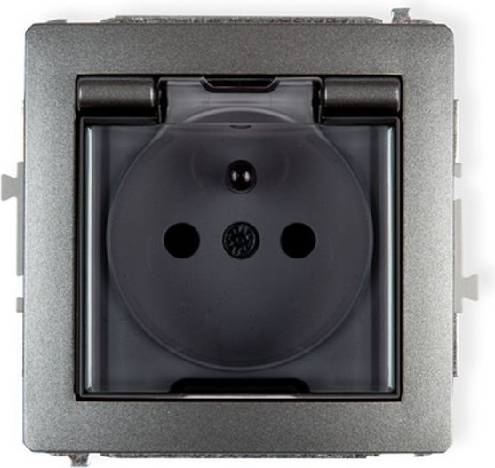 Fotoja e Prizë elektrike Karlik 1612331, 2p+Z, IP44