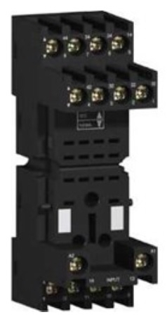 Fotoja e Bazë për rele Schneider Electric RXZE2M114, 14 pin, 10 A, 250 V AC, montim në shina DIN
