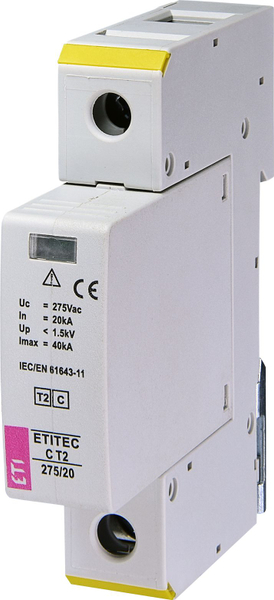 Fotoja e Ndërprerës mbitensioni Eti-Polam ETITEC C T2 275/20 1+0