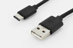 Fotoja e Kabllo Digitus USB-A në USB-C, 1.8 m, e zezë (AK-300136-018-S)