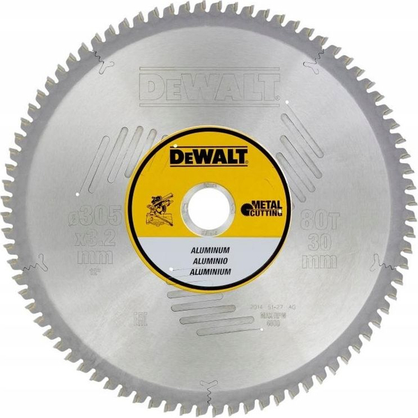 Fotoja e Teh i sharrës rrethore DeWalt, 305x30mm
