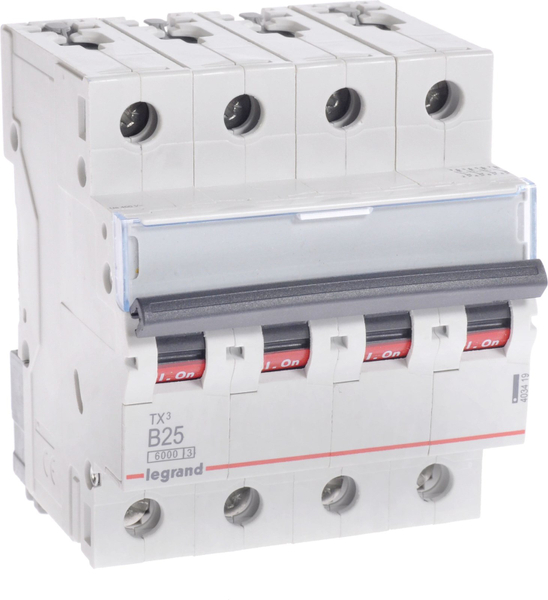 Fotoja e Ndërprerës qarku Legrand S304, B25, TX3, 25A, 6kA, 403419