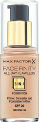 Fotoja e Fondatinë Max Factor Facefinity 3in1, No.50, 30 ml