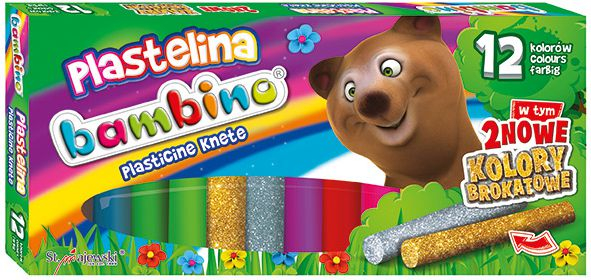 Fotoja e Plastelinë Bambino, 12 ngjyra