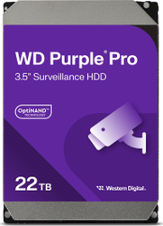 Fotoja e Hard disk për sisteme të mbikqyrjes WD Purple Pro 22TB, 3.5'', SATA III