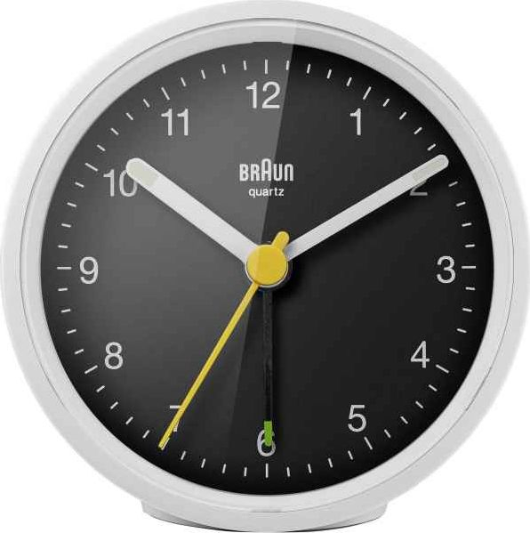 Fotoja e Orë me alarm Braun BC 12 WB, e bardhë