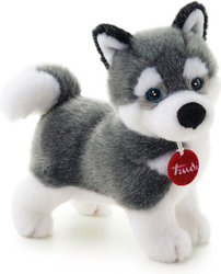 Fotoja e Lodër pellush Trudi: Husky Marcus, 24 cm, e bardhë/ e hirtë
