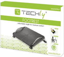 Fotoja e Mbështetëse për këmbët Techly, e zezë