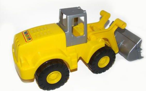 Fotoja e Traktor lodër Wader, i verdhë