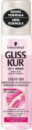 Fotoja e Kondicioner Schwarzkopf Gliss Kur Liquid Silk Gloss Express Top, 200ml