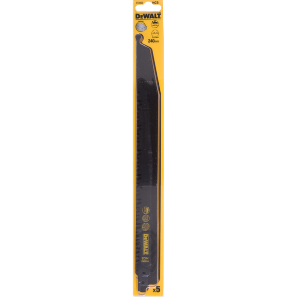 Fotoja e Tehe sharre Dewalt, HCS 240 mm, 5-6.5 mm, 5 copë