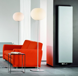 Fotoja e Radiator Purmo dekorativ KOS CV21, 1950 x 450 mm, i bardhë