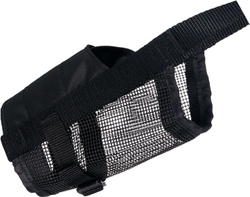 Fotoja e Maskë për qen Trixie Nylon Mesh, 18-29cm, e zezë