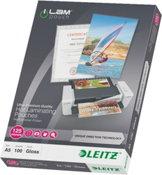 Fotoja e Fletë laminimi Leitz iLAM, A5, 100 copë