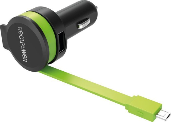 Fotoja e Karikues për makinë Realpower, 1x USB-A 2.4 A (257635)