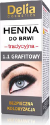 Fotoja e Ngjyrë për vetulla Delia Cosmetics, 1.1 Grafit