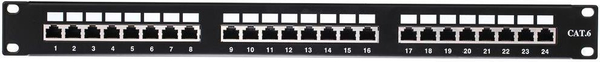 Fotoja e Patch panel NetRack 19'', Cat. 6, FTP, 24 porte