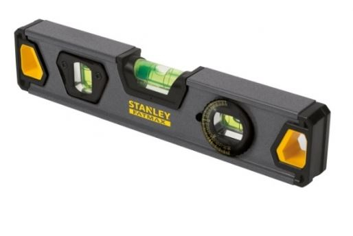Fotoja e Nivel Stanley FatMax Pro Box, 228 mm, 0.5 mm/m, alumin, i hirtë