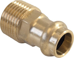 Fotoja e Përshtatës prej bronzi Viega 1/2"x22 mm