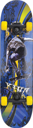 Fotoja e Skateboard Schildkrot Slider Cool King, i kaltër/verdhë