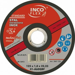 Fotoja e Disku prerës Inco Flex për metal Inox 125x1.0mm