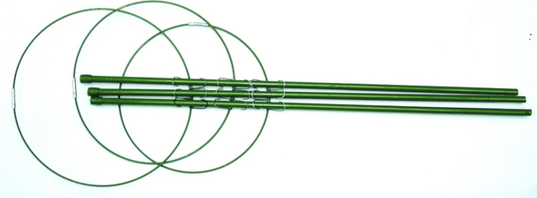 Fotoja e Mbështetëse unazore Greenmill, 90 cm, çelik, e gjelbër