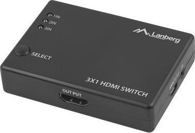 Fotoja e Switch Lanberg, 3 porta, HDMI 2.0b