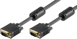 Fotoja e Kabllo rrjeti Goobay D-Sub (VGA) - D-Sub (VGA), 3m, e zezë