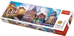 Fotoja e Puzzle Trefl Panorama - Trip to Italy, 66 x 23.7 cm, 500 elemente