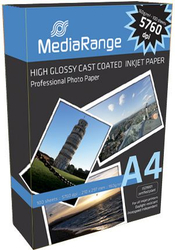 Fotoja e Letër fotografike MediaRange A4, 160 g/m², 100 fletë