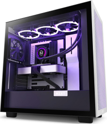 Fotoja e Kasë Nzxt H7 Flow (CM-H71FG-01), e bardhë/zezë